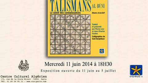 Rencontre autour du livre « Talismans »
