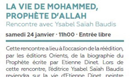 Exposition sur « La Vie de Mohammed, prophète d’Allah »
